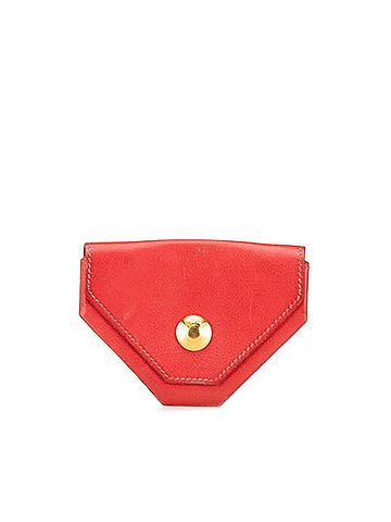 Hermès Hermes Calan Yuit Coin Case, Red Swift, Women's HERMES (view 1)