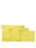 Hermès 100% Cotton Yellow Hermes Bora 3-piece pouch set, yellow cotton, for women, HERMES One size - photo 1