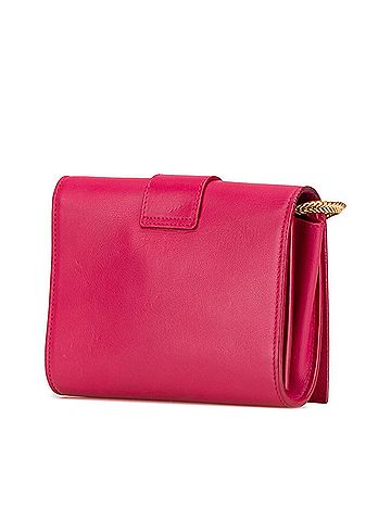 Saint Laurent Saint Laurent Chain Shoulder Bag Pink Gold Leather Women's SAINT LAURENT (view 2)