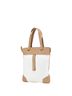 Burberry Tan White Burberry Nova Check Logo Handbag Tote Bag in White and Beige Canvas Leather for Women. One size - photo 2