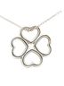 Tiffany 100% Sterling Silver Multi Color Tiffany & Co. four-leaf clover motif necklace in 925 silver for women. One size - photo 2