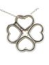 Tiffany 100% Sterling Silver Multi Color Tiffany & Co. four-leaf clover motif necklace in 925 silver for women. One size - photo 3