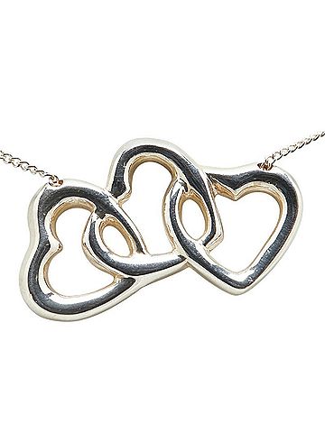 Tiffany Tiffany & Co. Triple Heart Necklace in 925 Sterling Silver for Women. (view 2)