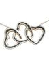 Tiffany 100% Sterling Silver Silver Toned Tiffany & Co. Triple Heart Necklace in 925 Sterling Silver for Women. One size - photo 2