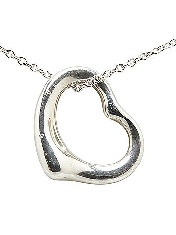 Tiffany Tiffany & Co. Open Heart Necklace in 925 Sterling Silver for Women. (view 2)