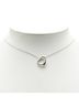 Tiffany 100% Sterling Silver Multi Color Tiffany & Co. Open Heart Necklace in 925 Sterling Silver for Women. One size - photo 9