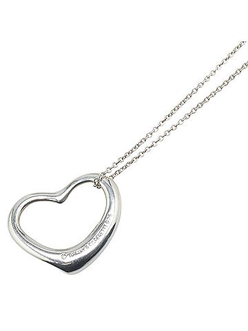 Tiffany Tiffany Heart Necklace SV925 Silver Women's TIFFANY&Co. (view 1)