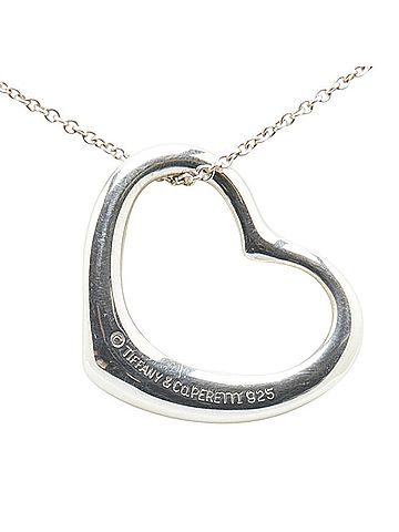 Tiffany Tiffany Heart Necklace SV925 Silver Women's TIFFANY&Co. (view 2)