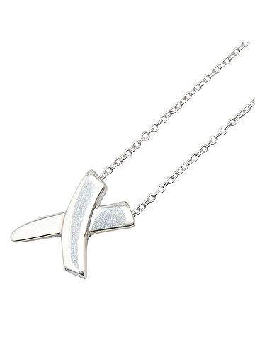 Tiffany Tiffany & Co. Paloma Picasso Kiss Necklace in 925 Sterling Silver for Women. (view 1)