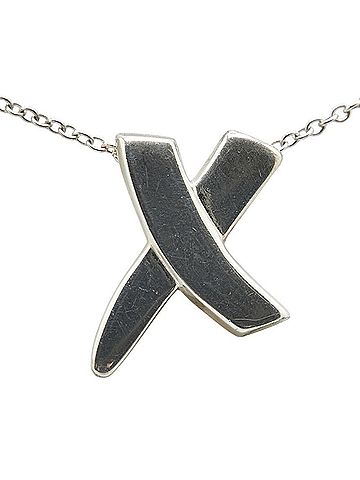 Tiffany Tiffany & Co. Paloma Picasso Kiss Necklace in 925 Sterling Silver for Women. (view 2)