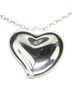 Tiffany 100% Sterling Silver Pink Tiffany & Co. Full Heart Necklace in 925 Sterling Silver for Women. One size - photo 2