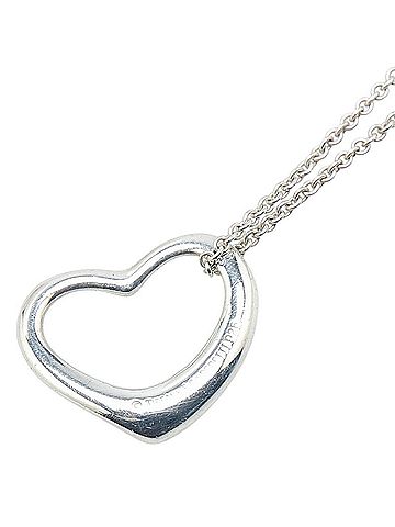 Tiffany Tiffany Peretti Heart Necklace SV925 Silver Women's TIFFANY&Co. (view 1)