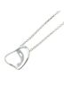 Tiffany 100% Sterling Silver Multi Color Tiffany Full Heart Necklace SV925 Silver Women's TIFFANY&Co. One size - photo 1