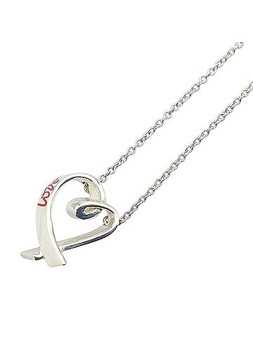 Tiffany Tiffany Loving Heart LOVE Necklace SV925 Silver Women's TIFFANY&Co. (view 1)