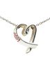 Tiffany 100% Sterling Silver Multi Color Tiffany Loving Heart LOVE Necklace SV925 Silver Women's TIFFANY&Co. One size - photo 2