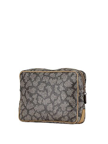 Saint Laurent Saint Laurent Giraffe Clutch Bag Second Beige Brown Leather Women's SAINT LAURENT (view 2)