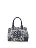Tory Burch Blue White Tory Burch Leopard Tote Bag Navy White PVC Leather Women's One size - photo 1