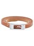 Hermès 100% Leather Brown Hermes Kelly Ardion 3-row bracelet, brown leather, for women, HERMES One size - photo 1