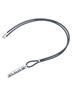 Tiffany 100% Sterling Silver Black Tiffany Atlas Necklace Silver Black SV925 Rubber Women's TIFFANY&Co. One size - photo 3
