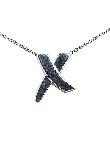 Tiffany Tiffany & Co. Kiss Necklace in 925 Sterling Silver for Women (view 2)