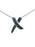 Tiffany 100% Sterling Silver Multi Color Tiffany & Co. Kiss Necklace in 925 Sterling Silver for Women One size - photo 2