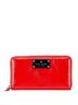 Kate Spade New York 100% Other Red Kate Spade Women's Red Enamel Zip-Around Long Wallet One size - photo 1