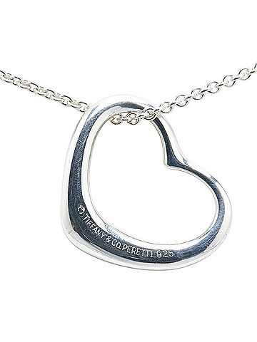 Tiffany Tiffany Heart Necklace SV925 Silver Women's TIFFANY&Co. (view 2)