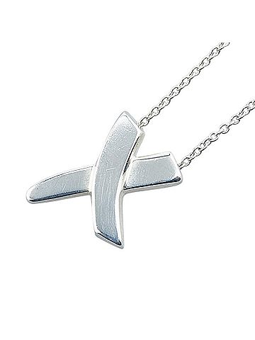 Tiffany Tiffany Kiss Necklace SV925 Silver Women's TIFFANY&Co. (view 1)