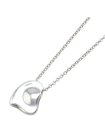 Tiffany Tiffany Full Heart Necklace Silver SV925 Women's TIFFANY&Co. (view 1)