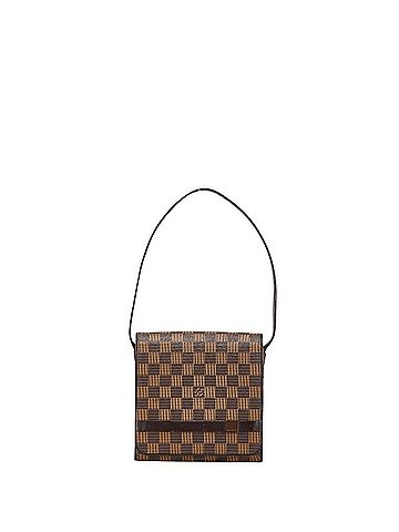 Louis Vuitton Louis Vuitton Damier Tribeca Mini Shoulder Bag Handbag N51162 Brown PVC Leather Women's LOUIS VUITTON (view 1)