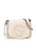 Gucci 100% Leather Ivory White Gucci Interlocking G Soho Chain Shoulder Bag 323190 White Ivory Leather Women's GUCCI One size - photo 1