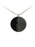 Chanel 100% Metal Black Chanel Chain Pendant Necklace Silver Black Metal Women's CHANEL One size - photo 1
