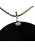 Chanel 100% Metal Black Chanel Chain Pendant Necklace Silver Black Metal Women's CHANEL One size - photo 2