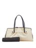Bvlgari Tan Blue BVLGARI Tote Bag Shoulder Beige Navy Canvas Leather Women's One size - photo 10