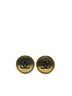 Chanel 100% Metal Black Chanel Coco Mark Earrings Gold Black Plated Women's CHANEL One size - photo 1