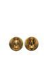Chanel 100% Metal Black Chanel Coco Mark Earrings Gold Black Plated Women's CHANEL One size - photo 2