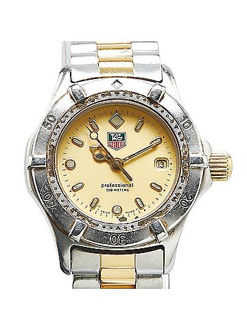 TAG Heuer TAG Heuer Professional 200 Watch WE1420-R Quartz Gold Dial Stainless Steel Plated Women's HEUER (view 1)
