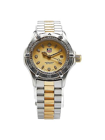 TAG Heuer TAG Heuer Professional 200 Watch WE1420-R Quartz Gold Dial Stainless Steel Plated Women's HEUER (view 2)
