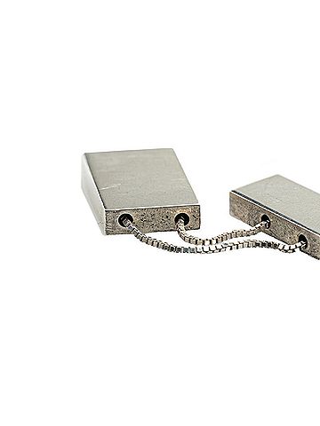 Gucci Gucci Separate Cross Venetian Chain Necklace SV925 Silver Women's GUCCI (view 2)