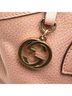Gucci 100% Leather Pink Gucci Interlocking G Handbag Shoulder Bag 449651 Pink Leather Women's GUCCI One size - photo 4