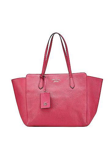 Gucci Gucci Swing Tote Bag Shoulder 354397 Pink Leather Women's GUCCI (view 1)