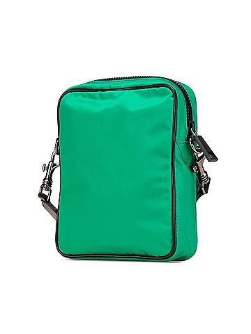 Versace Versace Medusa Shoulder Bag Green Black Nylon Leather Women's VERSACE (view 2)