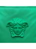 Versace Black Green Versace Medusa Shoulder Bag Green Black Nylon Leather Women's VERSACE One size - photo 8