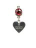 Gucci 100% Sterling Silver Multi Color Gucci Heart Stud Bejeweled Necklace SV925 Silver Women's GUCCI One size - photo 3