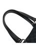 Gucci Black Gucci GG Canvas Tote Bag Shoulder 113017 Black Leather Women's GUCCI One size - photo 4