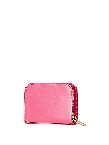 Saint Laurent Saint Laurent Round Coin Case 326598 Pink Leather Women's SAINT LAURENT (view 2)
