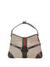Gucci Tan Brown Gucci Interlocking G Sherry Line Bag Handbag 114879 Beige Brown Canvas Leather Women's GUCCI One size - photo 1