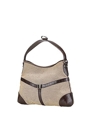 Gucci Gucci Interlocking G Sherry Line Bag Handbag 114879 Beige Brown Canvas Leather Women's GUCCI (view 2)