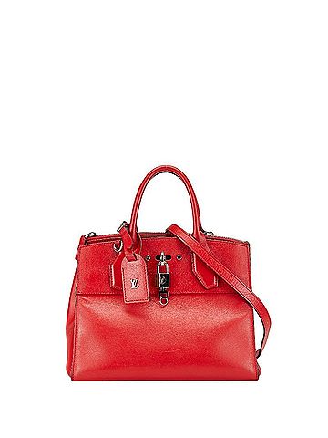 Louis Vuitton Louis Vuitton City Steamer PM Handbag Shoulder Bag M51030 Rouge Red Leather Women's LOUIS VUITTON (view 1)