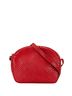 Salvatore Ferragamo 100% Leather Red Salvatore Ferragamo Embossed Shoulder Bag Red Leather Women's One size - photo 1